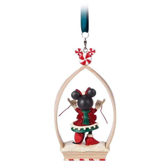 Disney Minnie Mouse Holiday Joy Sketchbook Christmas Ornament - NEW - Picture 3 of 3